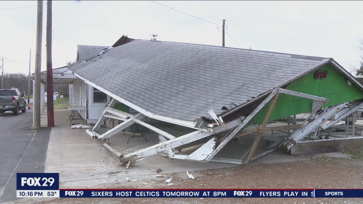 New Jersey farmers' market destroyed by hit-and-run dump truck driver